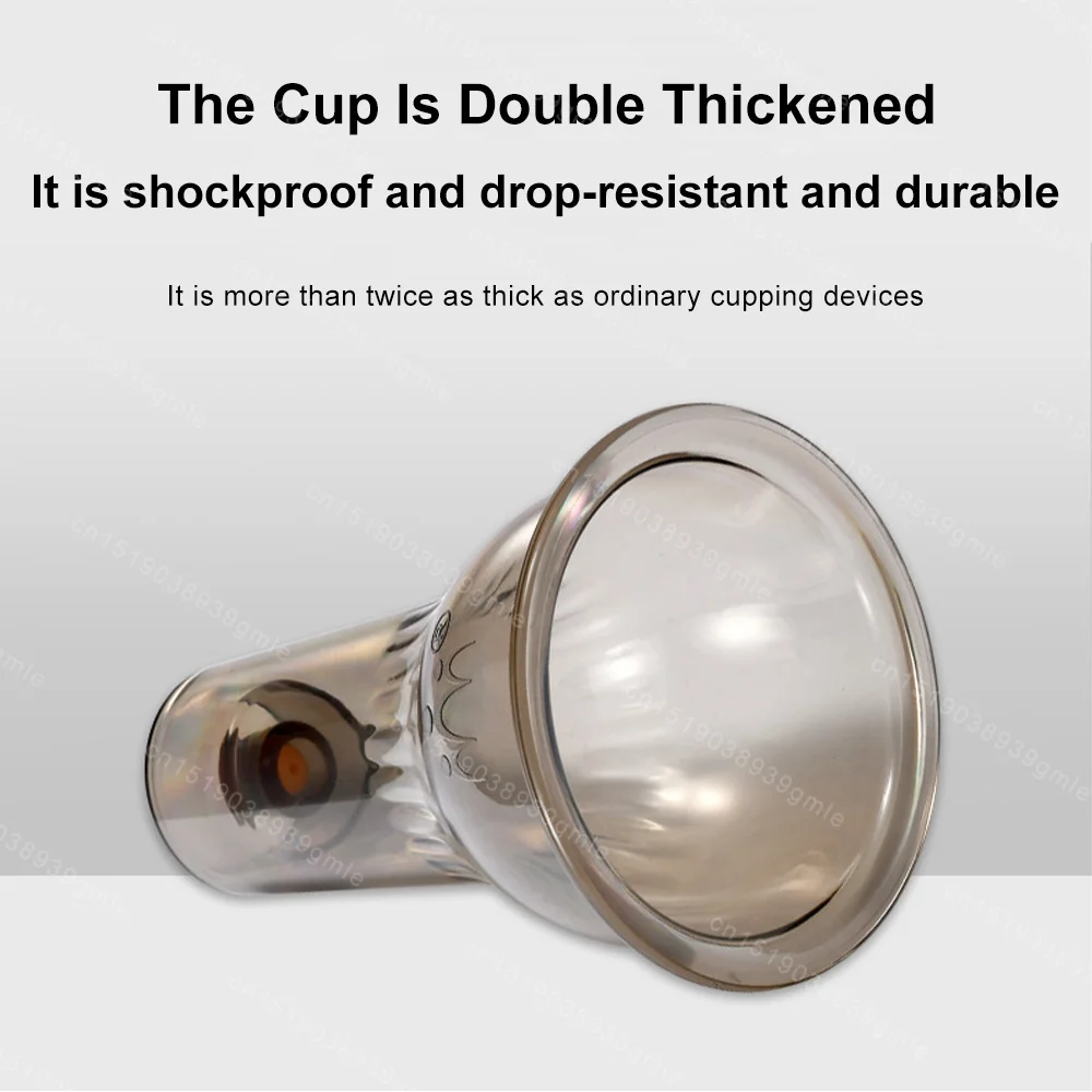 Description Picture 6 of itemGua Sha Vacuum Massage Jars Suction Cups Vacuum Cupping Glasses Anti Cellulite Fat Burner Cupping Therapy Set Ventosas Slimming