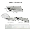 Camping Outdoor Survival Strider Enterer Titanium Alloy Wave Handle Folding Knife TC4 Titanium Alloy Handle EDC 3