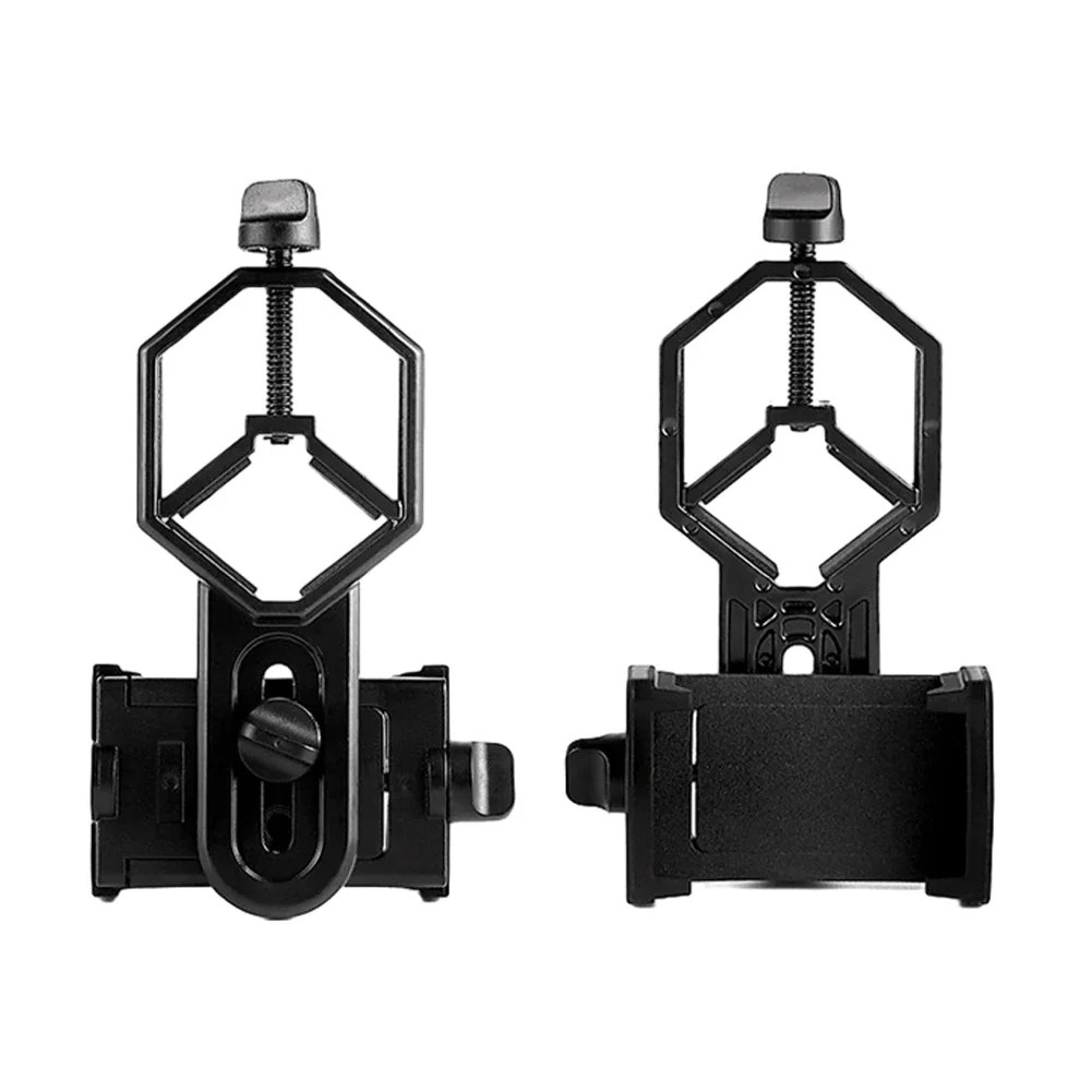 Cell Phone Adapter with Spring Clamp Mount Monocular Microscope Accessories Adapt Telescope Mobile Phone Clip Accessory Bracket