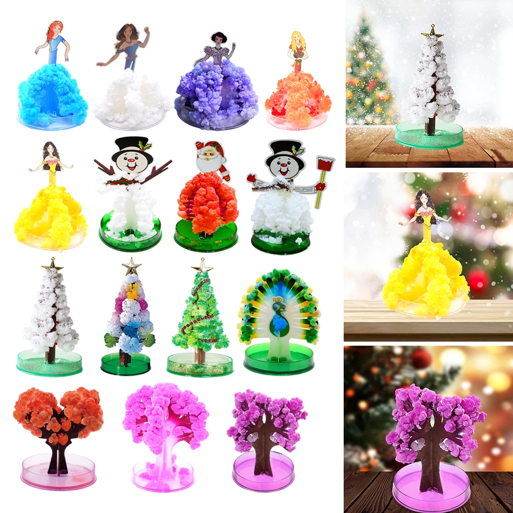 Growing Crystal Tree Paper Tree Kit Crystal Growing Tree Toys Children