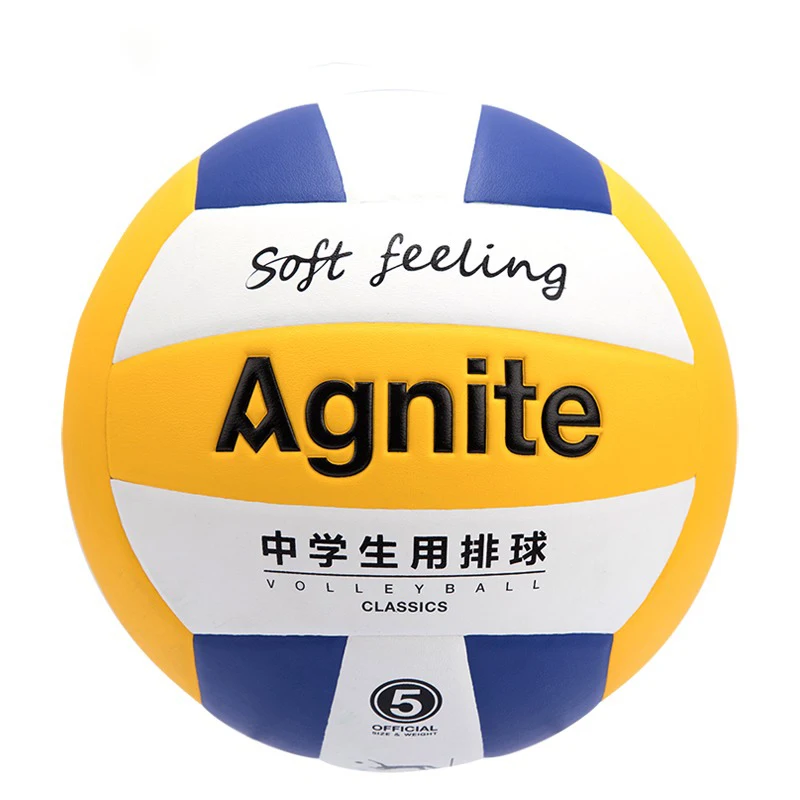 Agnite Volleyball No. 5 Team Men/Women's Volleyball FIVB Primary and Secondary School Students Indoor Competition Ball Genuine