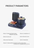 3-in-1 Multifunction Electric Breakfast Maker Machine Toaster Oven with Plastic Housing 3-in-1 Breakfast Essentials 6
