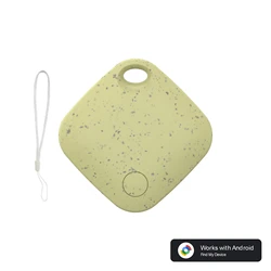 Bluetooth GPS Tracker with Google Find Hub App Integration - Anti - Loss Smart Tag (ECO - Yellow)