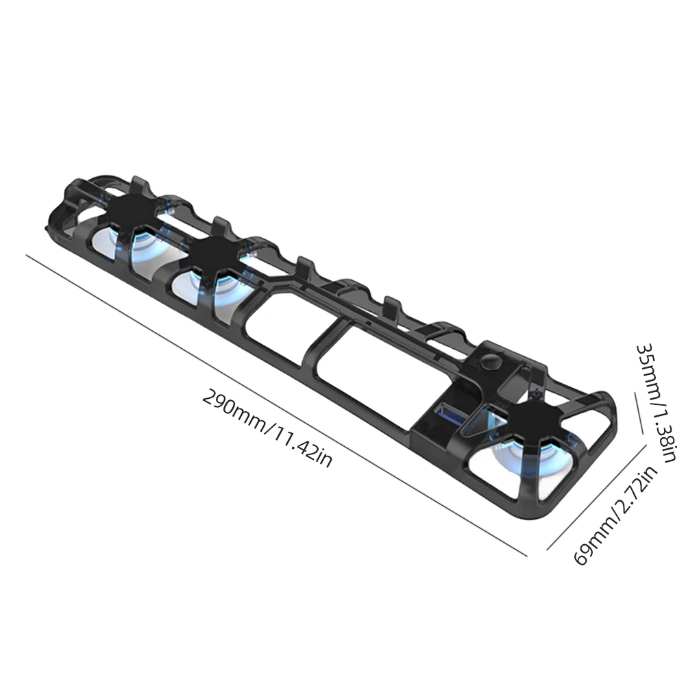 For SONY PS5 Slim Cooling Fan with LED Light and 3 Fans Efficient Cooling System For PlayStation 5 Slim Digital / Disc Version