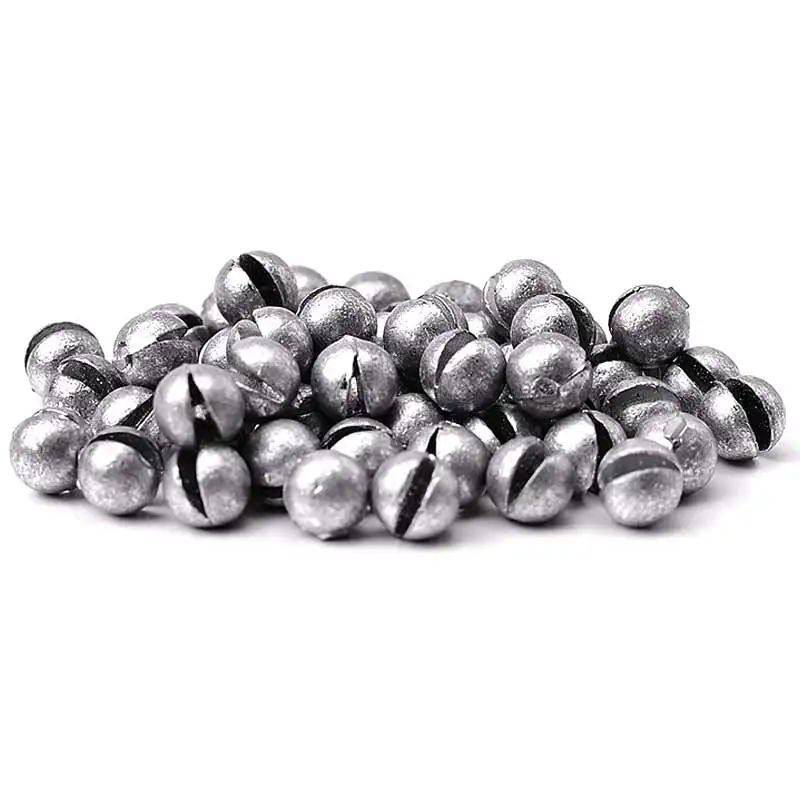 Round Split Lead Split Shot 100pcs Round Split Shot Sinker