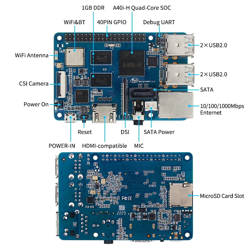 1 pcs ο A40i-H ġ   3 4g ̴ pc Ŭ BPI-M2