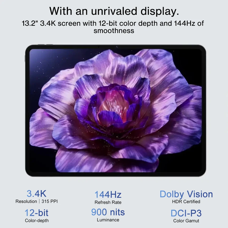 全く新しいOnePlus Pad 3 グローバル版タブレット Snapdragon 8 Elite