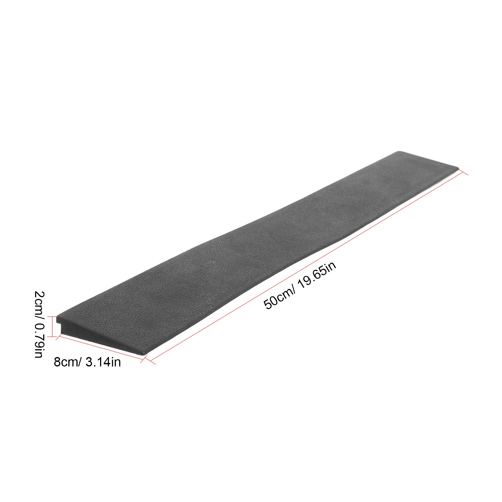 Rubber Vacuum Cleaner Ramp Pad Robot Rise Plastic PVC Road Slope Portable Step Uphill Triangle Mat
