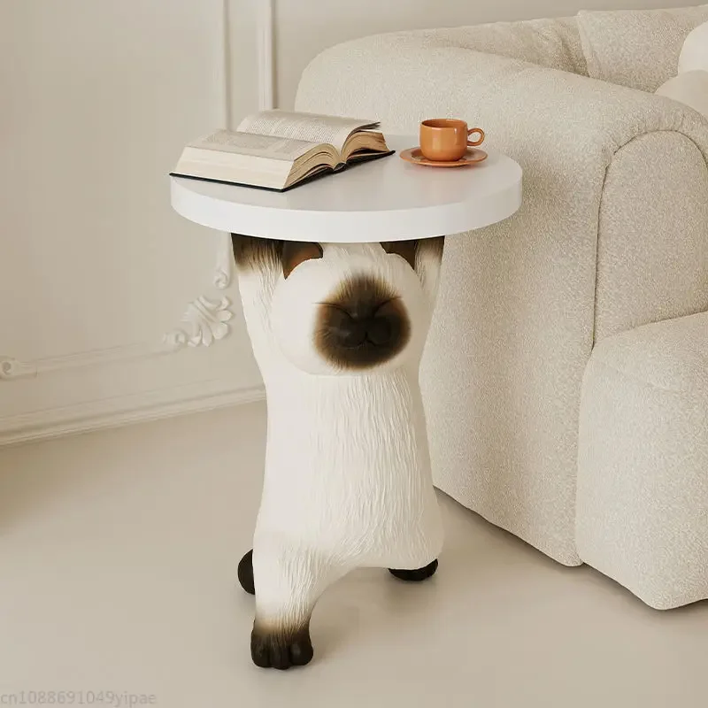Siamese Cat Living Room Decoration TV Cabinet Sofa Tea Table Bedroom Nightstand Housewarming Gift Home Furniture 3