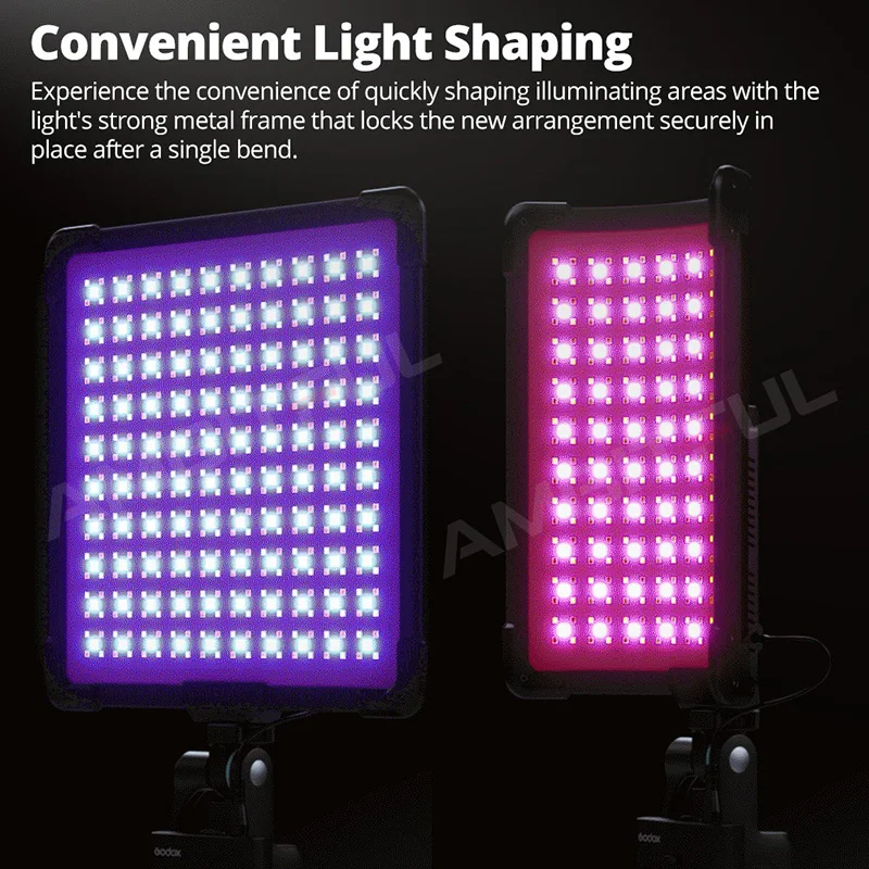 Godox Fh50bi Fh50r Handheld Flexível Led Luz Full Color Luzes de Preenchimento 2.4g Controle sem Fio Bendable Câmera Light - Image 3