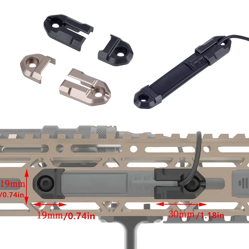 Weapon Flashlight Mount Flashlight Mount Surefir Tough Tactical Tools Type Remote Tape Switch Mount Plate Fit M300 M600C M600U Series Weapon Light Mlok Keymod Rail