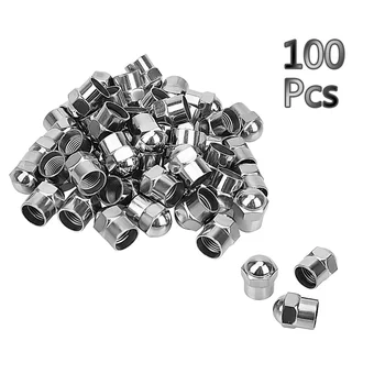 Universal Chrome Plated Tire Caps 1