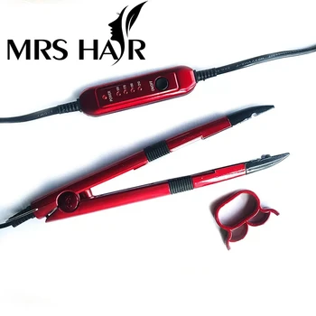 Hair extensions Iron Fusion Hair Connector Control Iron Heat Hair Loof Keratin For Hair Extensions Tools Keratin for hair fusion