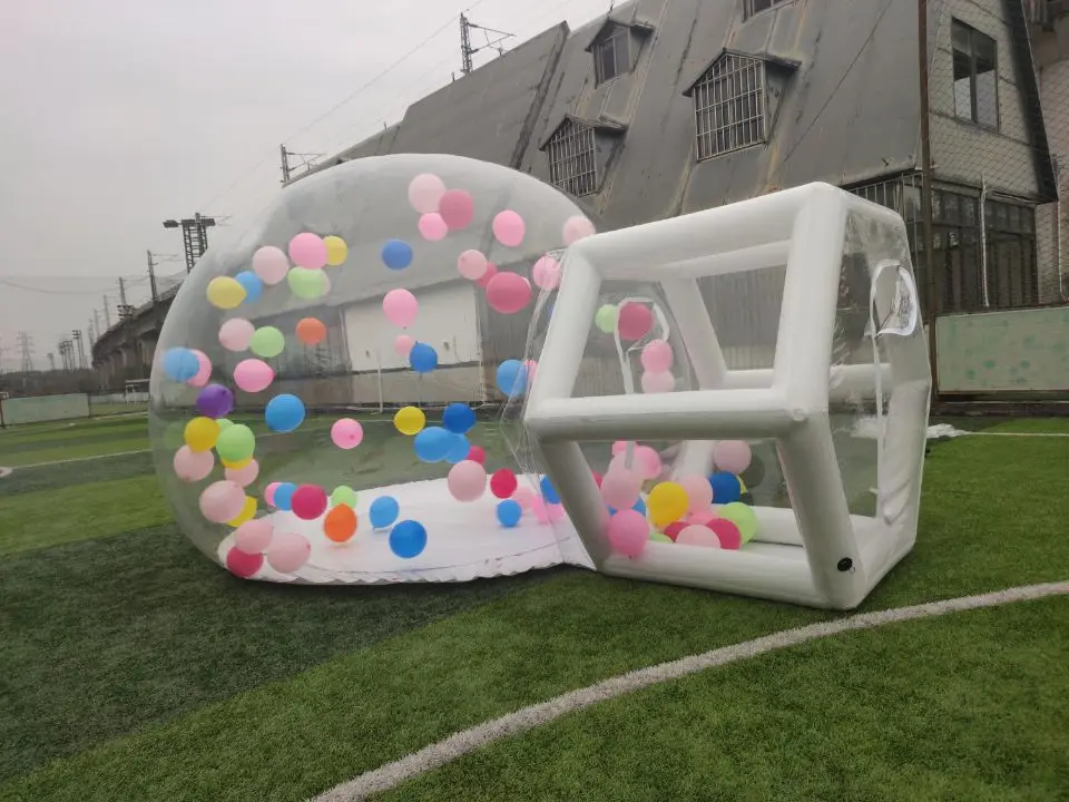 SAYOK Inflatable Bubble House Tent 10ft Dome Cabin Bubble Tent with Air