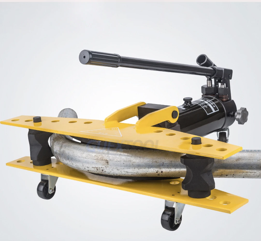 SWG-1 Hydraulic Pipe Bending Machine One-piece Galvanized Pipe Iron Steel Bending Tool Manual Machine