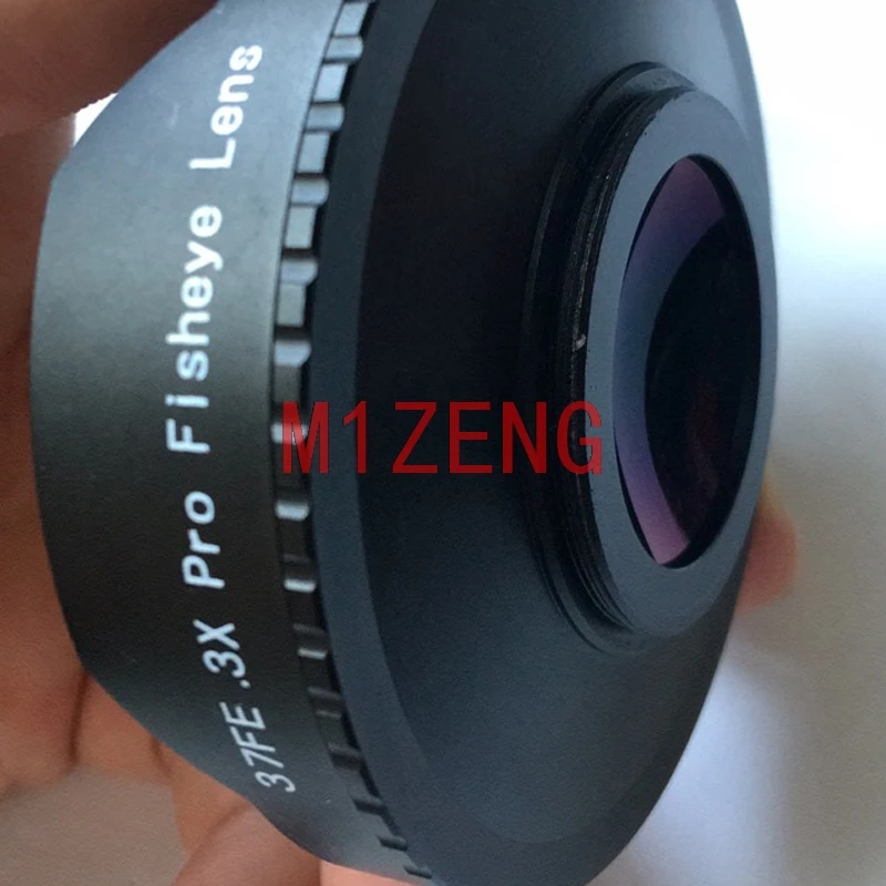 Objectif Fisheye 0,25x Pour Filtre 37 Mm - Super Grand Angle Et Macro - En Alliage Aluminium Et Verre Optique - 8