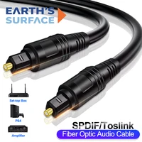 Digital Optical Audio Cable Toslink SPDIF Coaxial Cable 1m 2m 3m 5m 10m for Amplifiers Blu-ray Xbox 360 PS4 Soundbar Fiber Cable