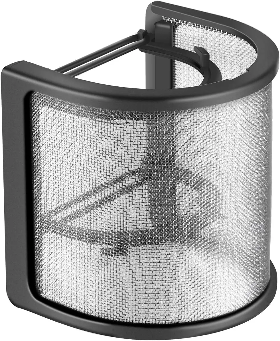 

Черный архатный телефон Neewer, микрофон, ветрозащитный поп-фильтр с эластичными резиновыми лентами