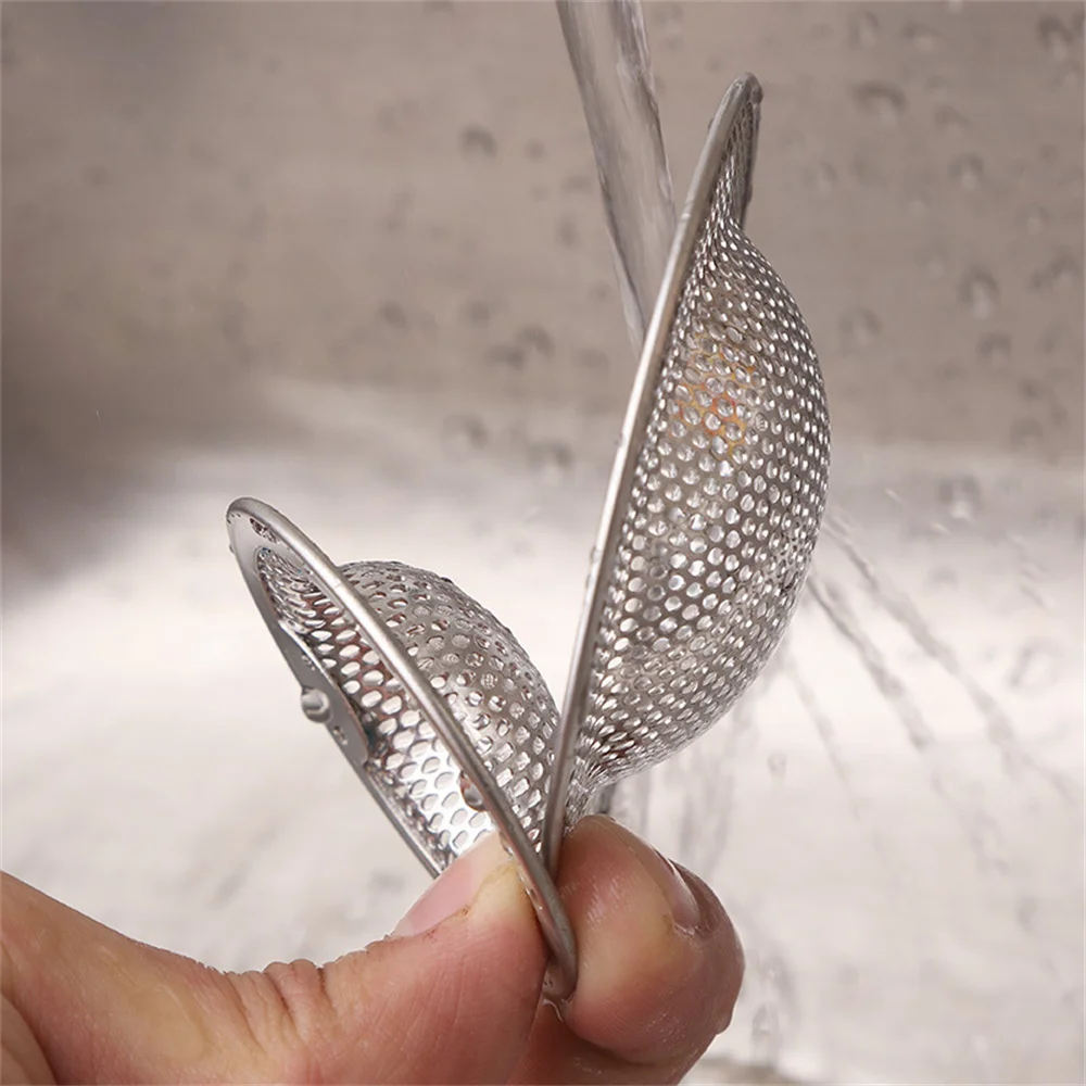 Stainless Steel Strainer Sink Sewer Filter Floor Drain Waste Drain Home Portable Bathtub Hair Catcher Stopper Strainer