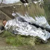 Outdoor Molle Emergency Rescue Blanket Lifesave First Aid Kit Military Bushcraft Survival Blankets Insulation Thermal Foil Cover 2