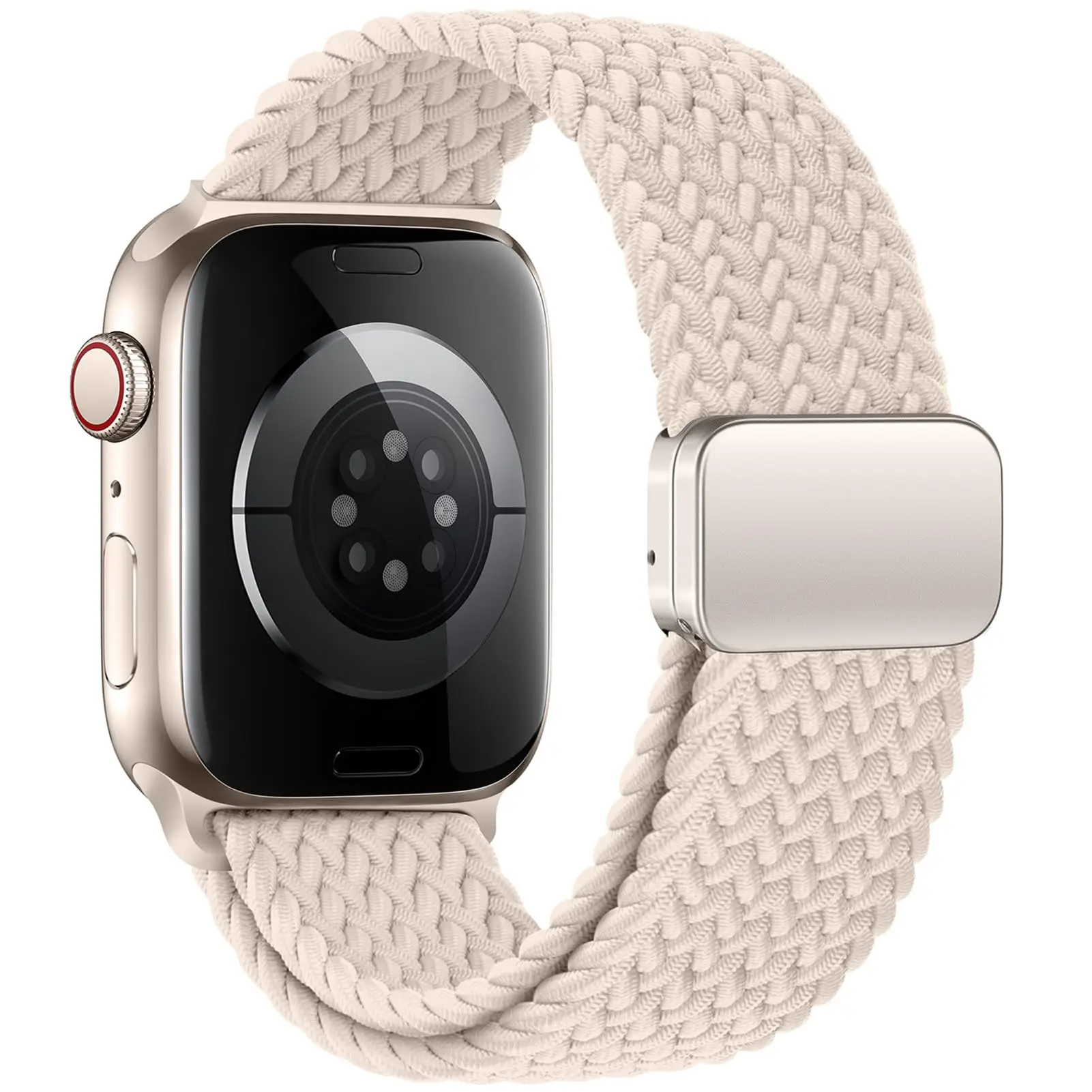 Bracelet en nylon tressé pour Apple Watch, bracelet à boucle magnétique, bracelet iWatch Series SE, 7, 3, 5, 6, 8 Ultra, 44mm, 40mm, 45mm, 49mm, 41mm, 38mm