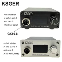 KSGER DIY Hot Air Gun Rework Station Solder Hot Air Fun Dryer Electronic OLED Nozzle Stand DIY Welding Tool Heating Element 700W 2