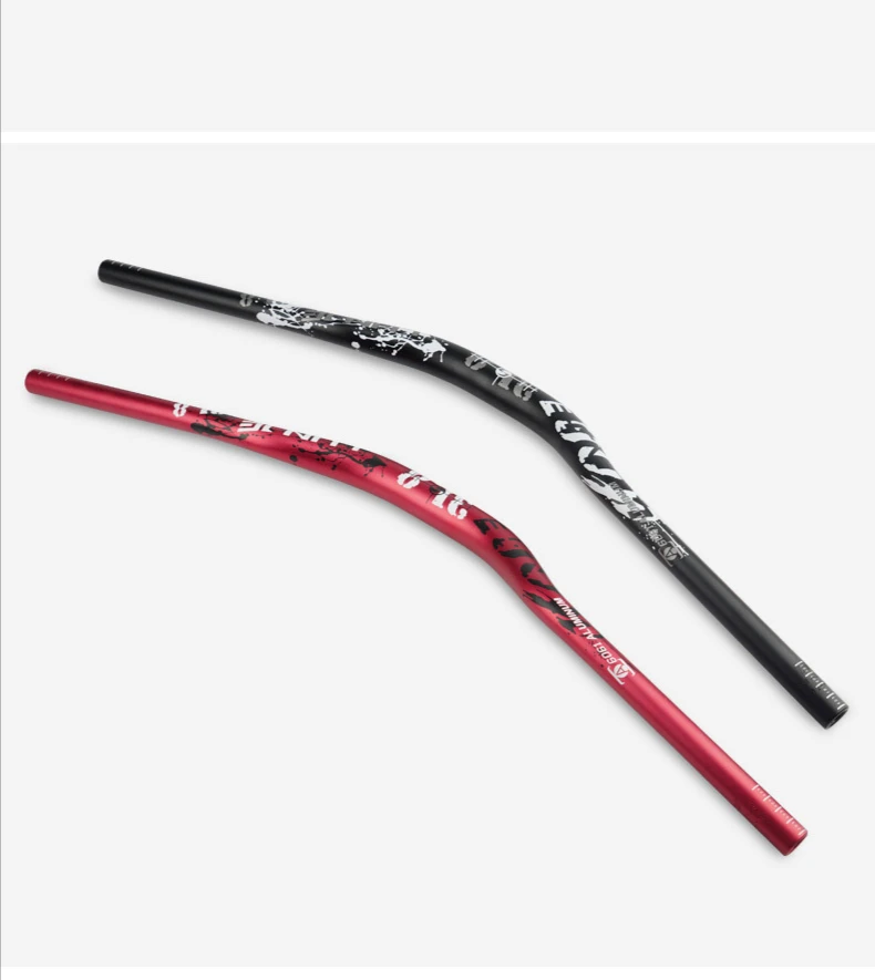 31.8x720/780mm Handlebar MTB Bike Riser Aluminum Swallow HandleBar Rise 90mm Mountain Folding Bicycle Handlebar Bike Parts