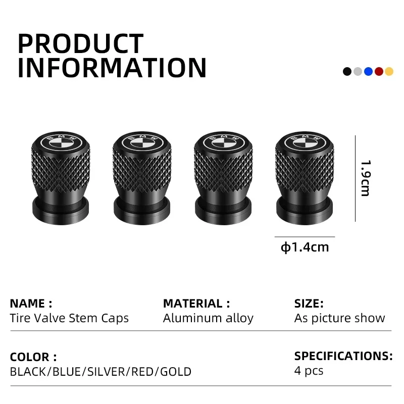 Motorcycle Wheel Tire Valve Caps Aluminum Tyre Air Port Cover Accessories For BMW F650 F700 F800 F850 R1250 R1200GS