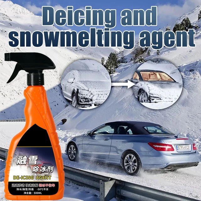 Deicer For Car Windshield Car Windshield Spray Windshield Glass Defroster  500ml Ice Melt Spray Agent For Rapid Thawing Glass - AliExpress