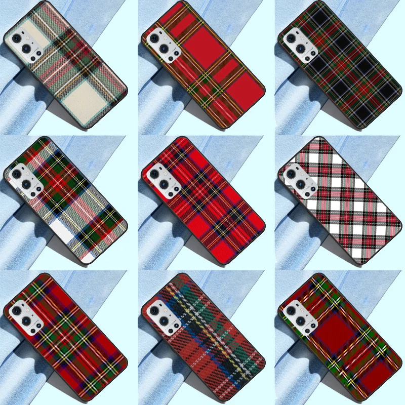 Cassa Del Telefono Del Silicone Del Modello Scozzese Del Tartan Del Vestito Del Clan Stewart Per Oneplus Ace 10R 9 R 8T Per La Custodia Del Nord 2 T O