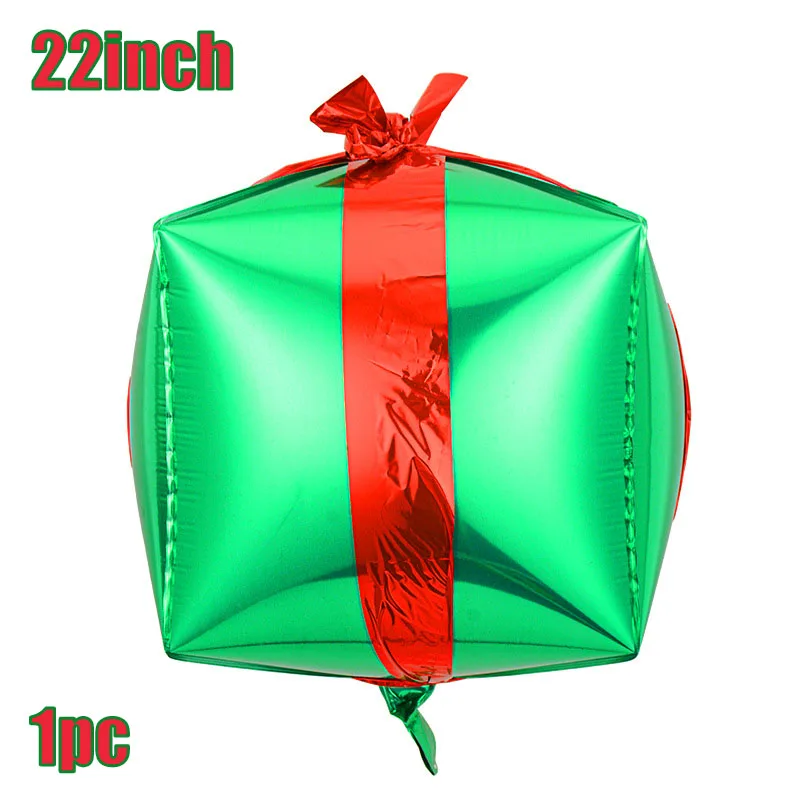 thumbnail image 1 of Globos navideños, Papá Noel, reno, muñeco de nieve, caja de regalo, globos inflables de aluminio para Navidad, para decoración de fiesta de Feliz Navidad, 1 of 5