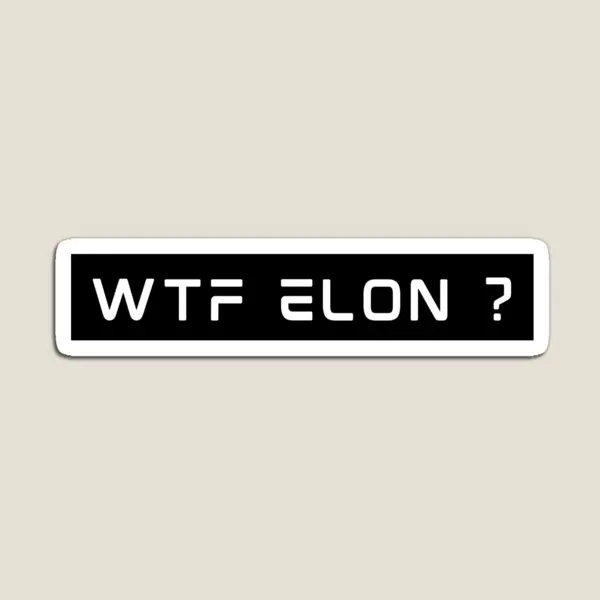 Elon Musk Tesla Bumper Magnet Kids Children Magnetic Colorful Home Holder for Fridge Organizer Stickers Funny Toy magnetic fridge magnets,magnetic sticker,magnetic fridge stickers