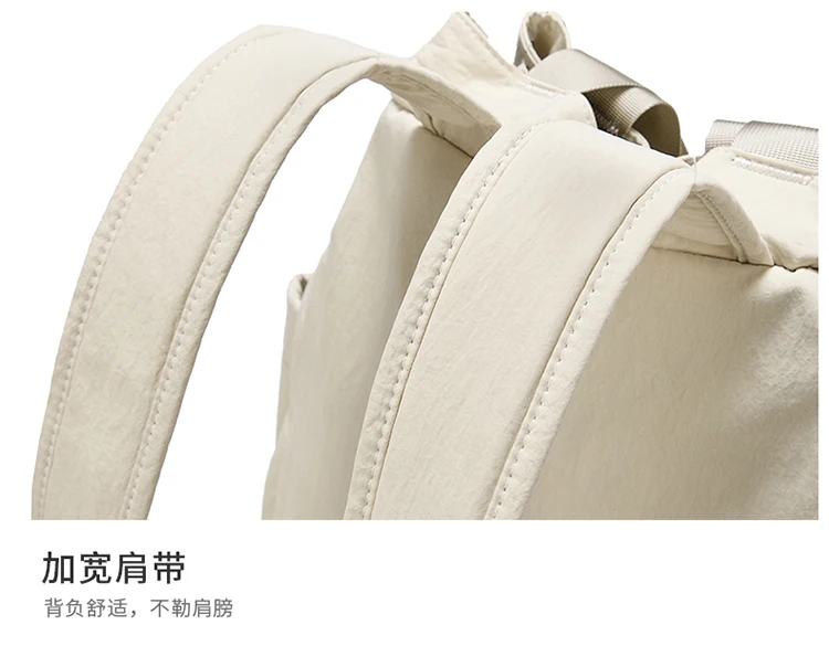 Fünf Farben erhältlich, wasserdichter Rucksack für Damen, großes Fassungsvermögen, kann Ipad halten, lässiger Rucksack, Tragetasche mit mehreren Fächern – Detail 20