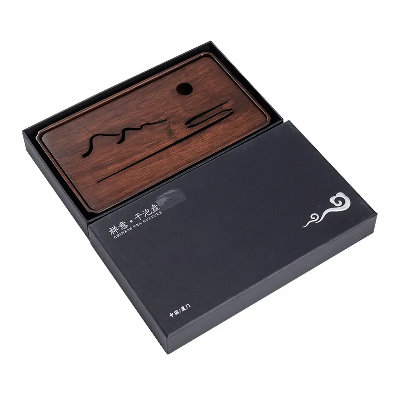 Tavolo Da Tè Gongfu Cinese Vassoio Da Tè In Bambù Tipo Serbatoio - Per Cerimonia Del Tè Cinese (Gongfu), Dimensioni 27x14x3 Cm Vassoio Serbatoio Per Cerimonia Tè