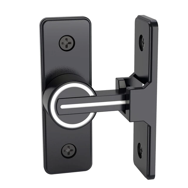 Perno de puerta de ángulo recto de 90 grados de aleación de Zinc, cerradura  de puerta corredera, pestillo de puerta de baño, broche de puerta interior,  hebilla antirrobo de seguridad - AliExpress