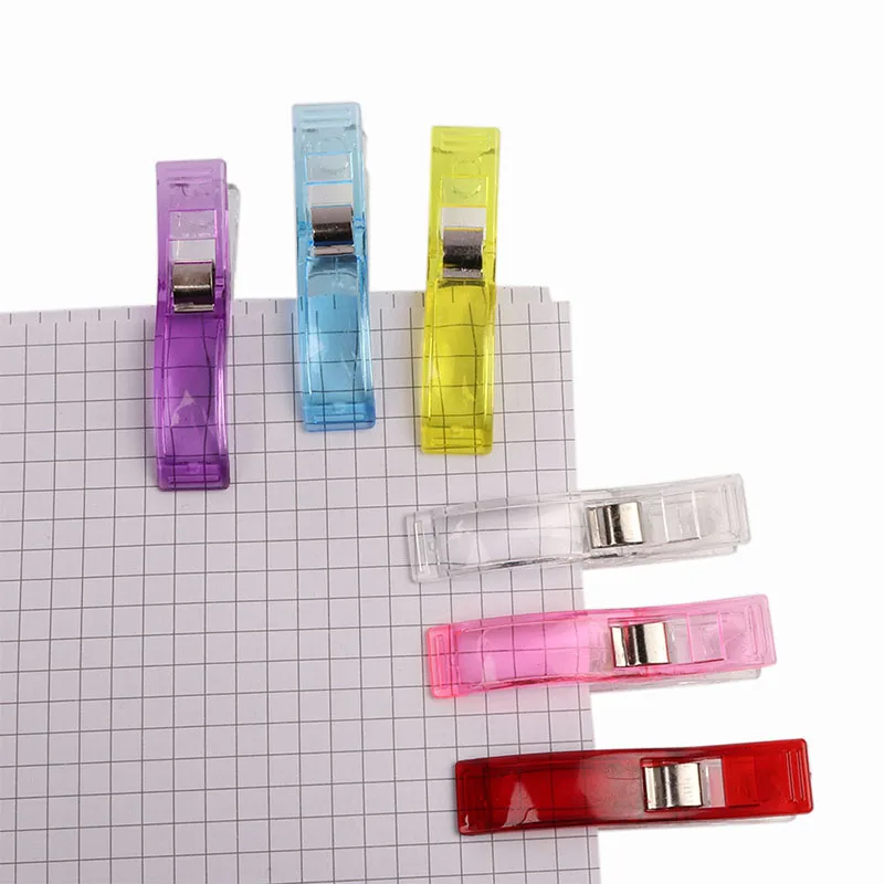 Sewing Clips Garment Clips Plastic Clips 20PCS Big Clips Multicolor Patchwork Sewing Hemming Tool Accessory Quilting Plastic Clip DIY Crafts Accessories Pince Coutur