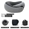 Memory Foam Neck Pillow Cervical Vertebra Travel Portable Noon Break Aircraft U Type Of Pillow Sleep Camping Pillow Carry Bag 6