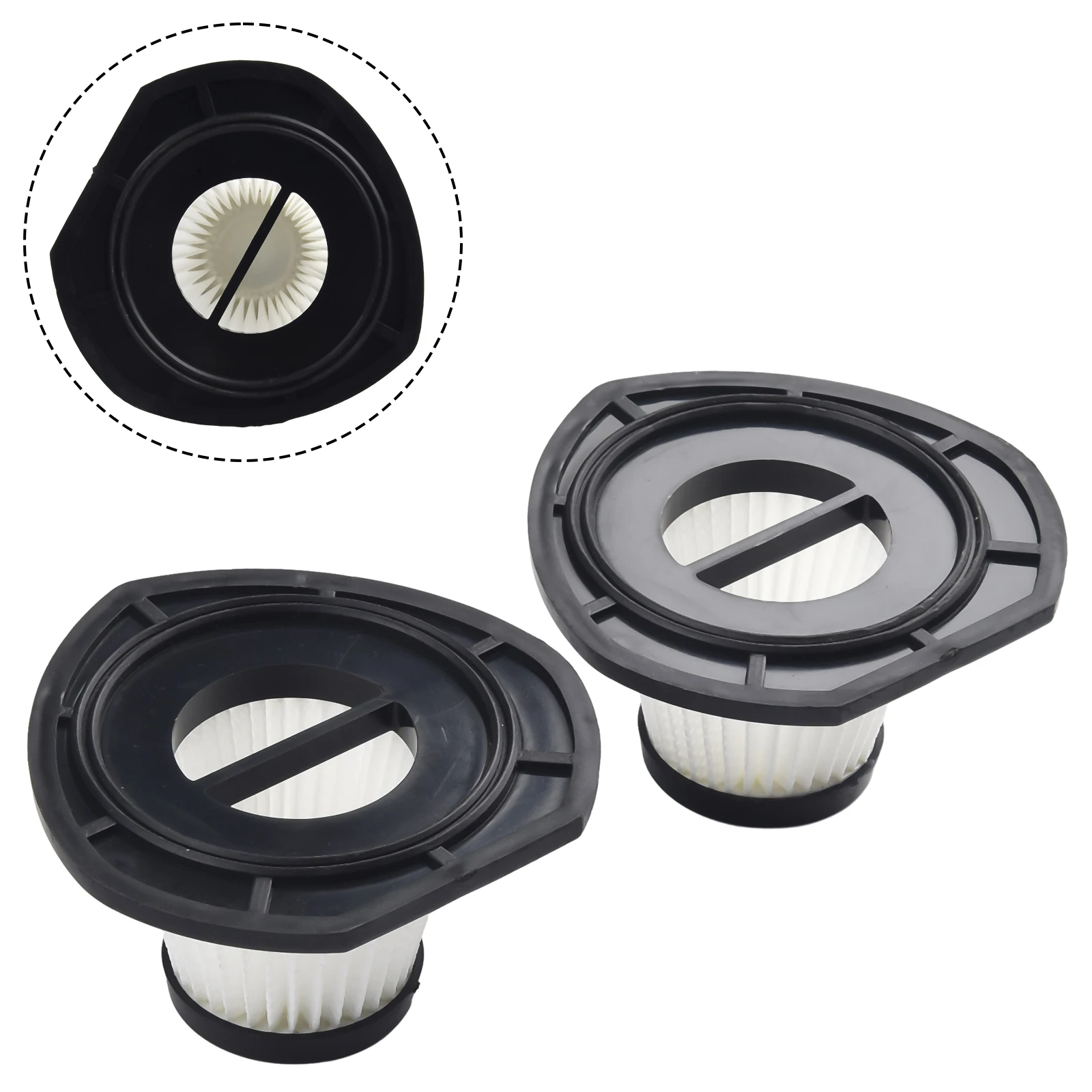 Filtro di ricambio per aspirapolvere per Oraimo OSV-102 per Lubluelu 202, kit di ricambio per aspirapolvere senza fili (confezione da 4