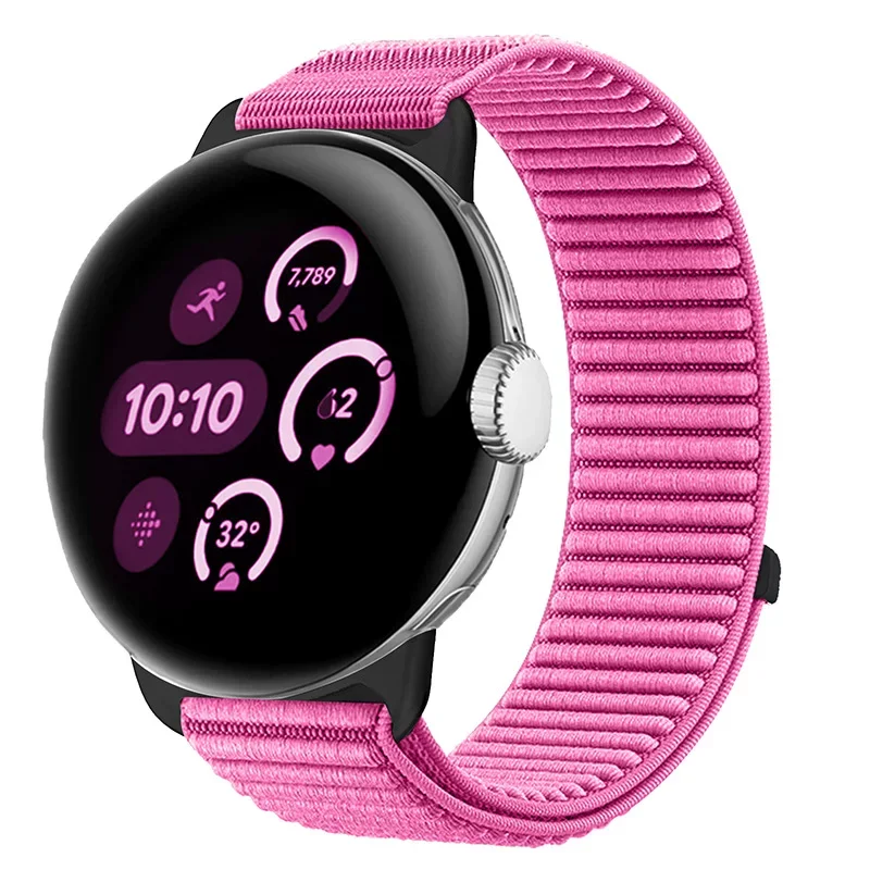 Sport Nylon Loop Elastic Band for Pixel Watch - 41mm & 45mm Strap Accessory