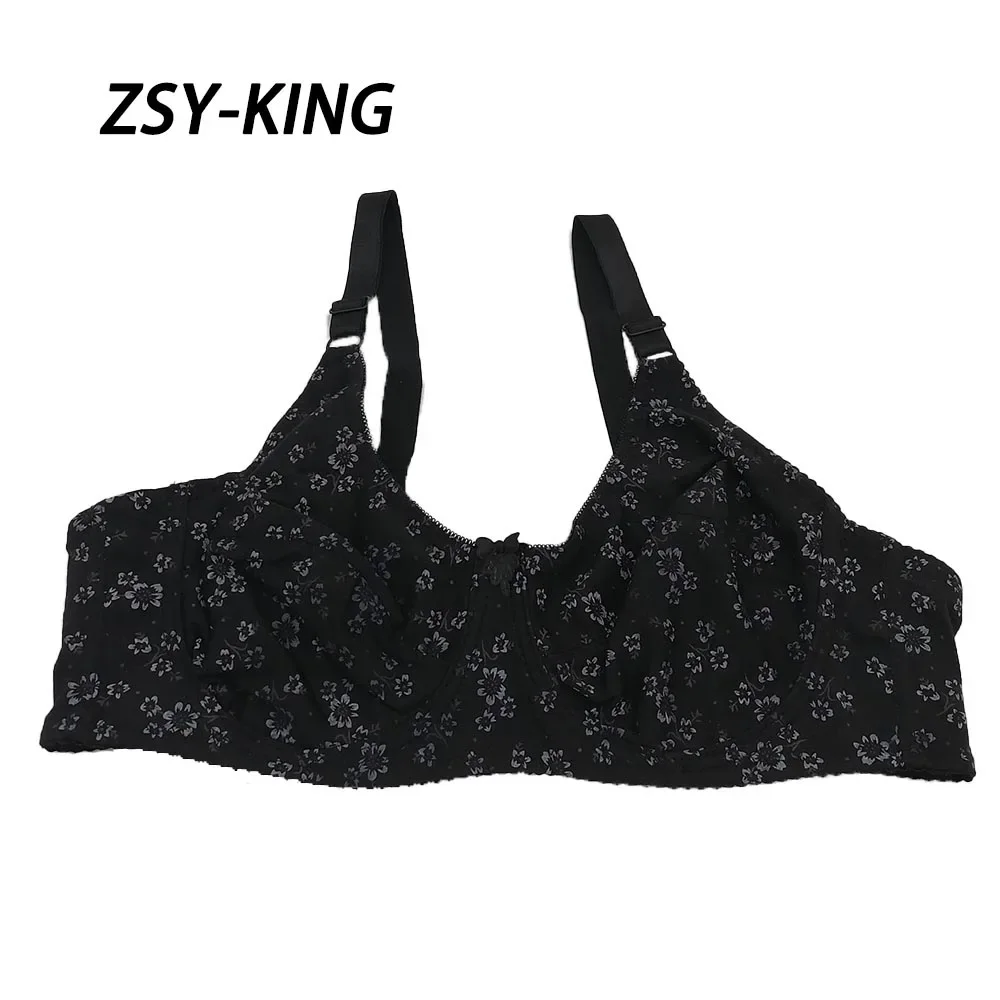 

Sexy Underwear Bra For Women Supportive French Fashion Minimizer Lingerie Leisure Intimate Cotton TOP Plus Size Bra 38-50 BH C19