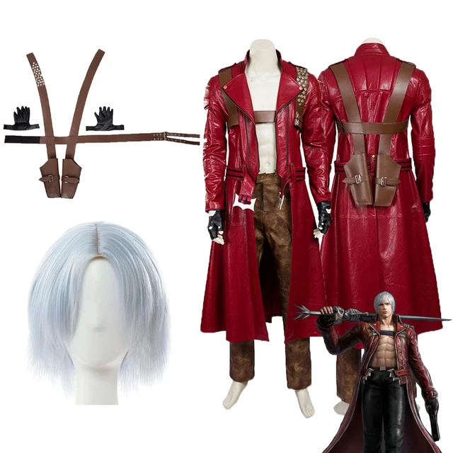 Dante Cosplay Costume Men's DMC Costume Deluxe Outfit Adult