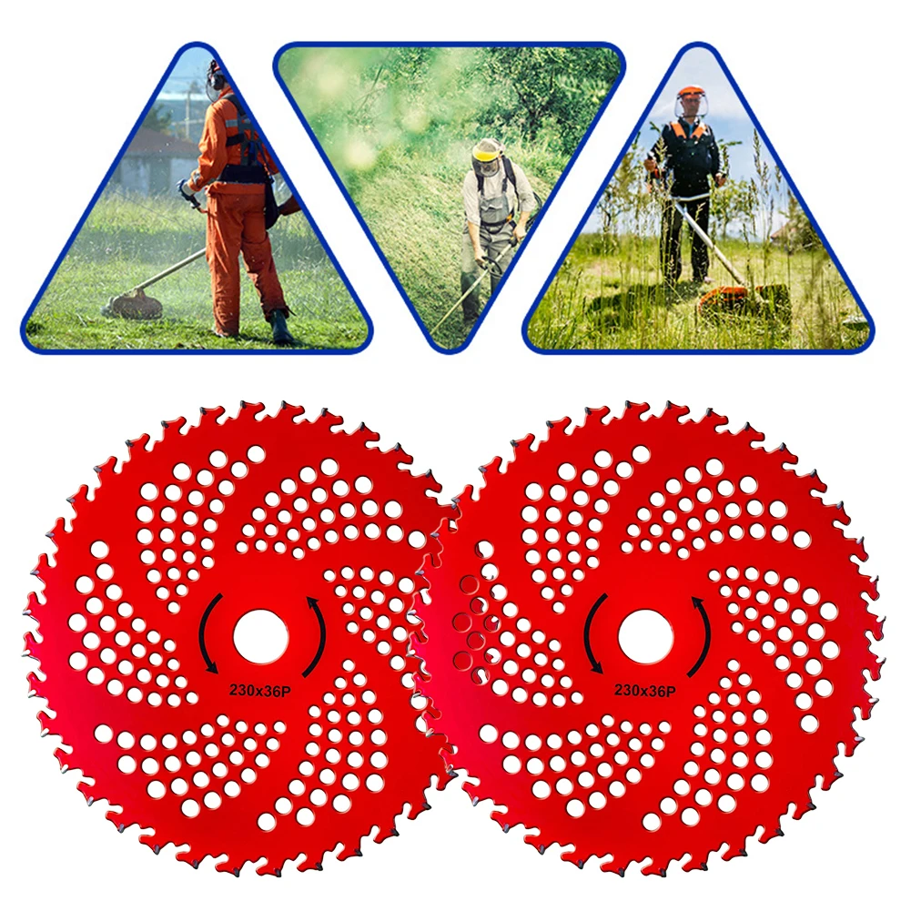 2PcsWeedEaterBladesCircularCarbideGrassTrimmerCuttingDisc