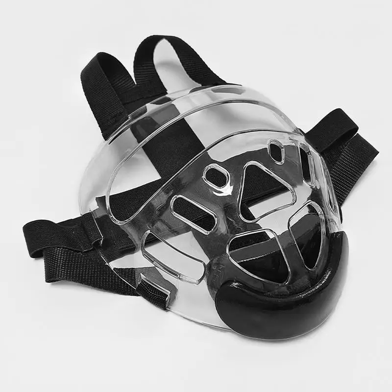 Clear Taekwondo Face Shield Taekwondo Protection Detachable Protector Protective Mask Facial Protective Gear for Adult Child