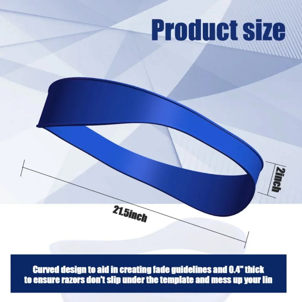 DIY Home Hair Trimming Haircuts Curved Headband Silicone Neckline Shaving Template Hair Cutting Guide Barber Hair Styling Tools 6