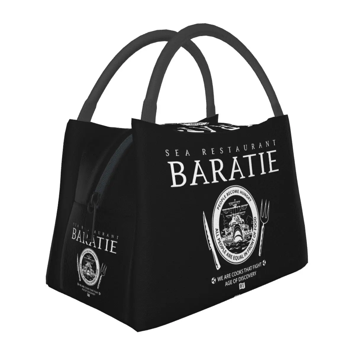 

Baratie Restaurant Lunch Bags Insulated Bento Box Portable Lunch Tote Picnic Bags Cooler Thermal Bag for Woman Student School