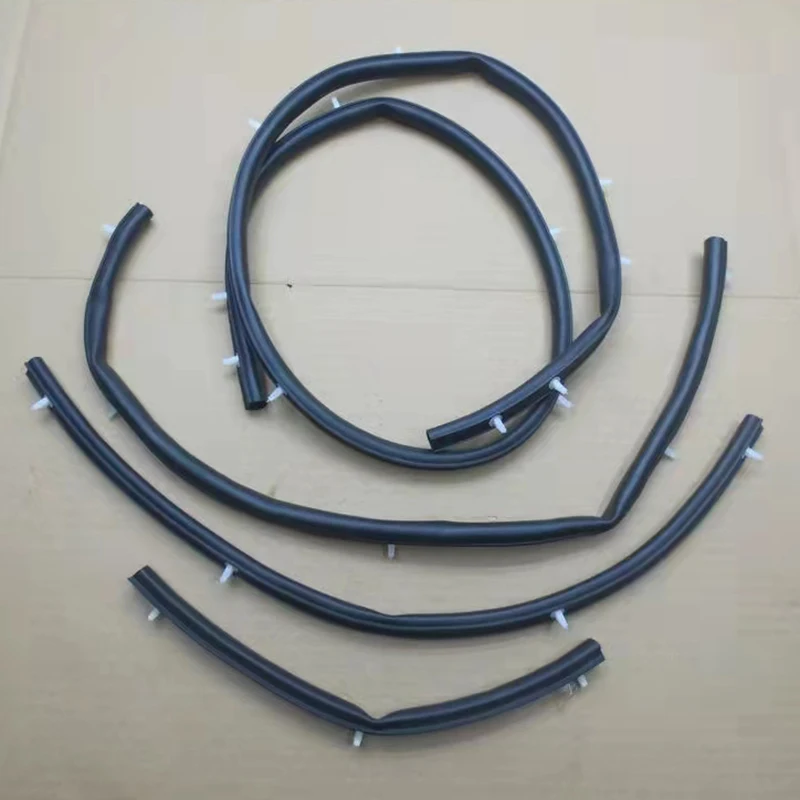 6 Guarnizioni In Gomma Per Cofano Anteriore | Per Pajero Montero V93 V97 2008-2016 | OEM 5902A015 | Sostituzione Rapida