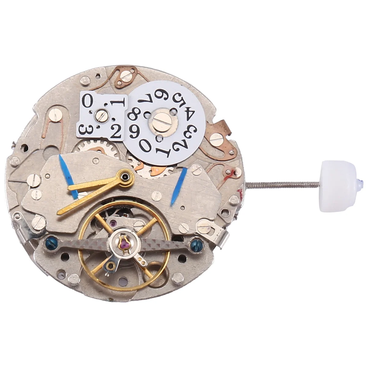 Watch Movement Automatic Mechanical Movement L10 Watch Heart 5 PIN 12 O'clock Calendar 3/9 Seconds New LB10