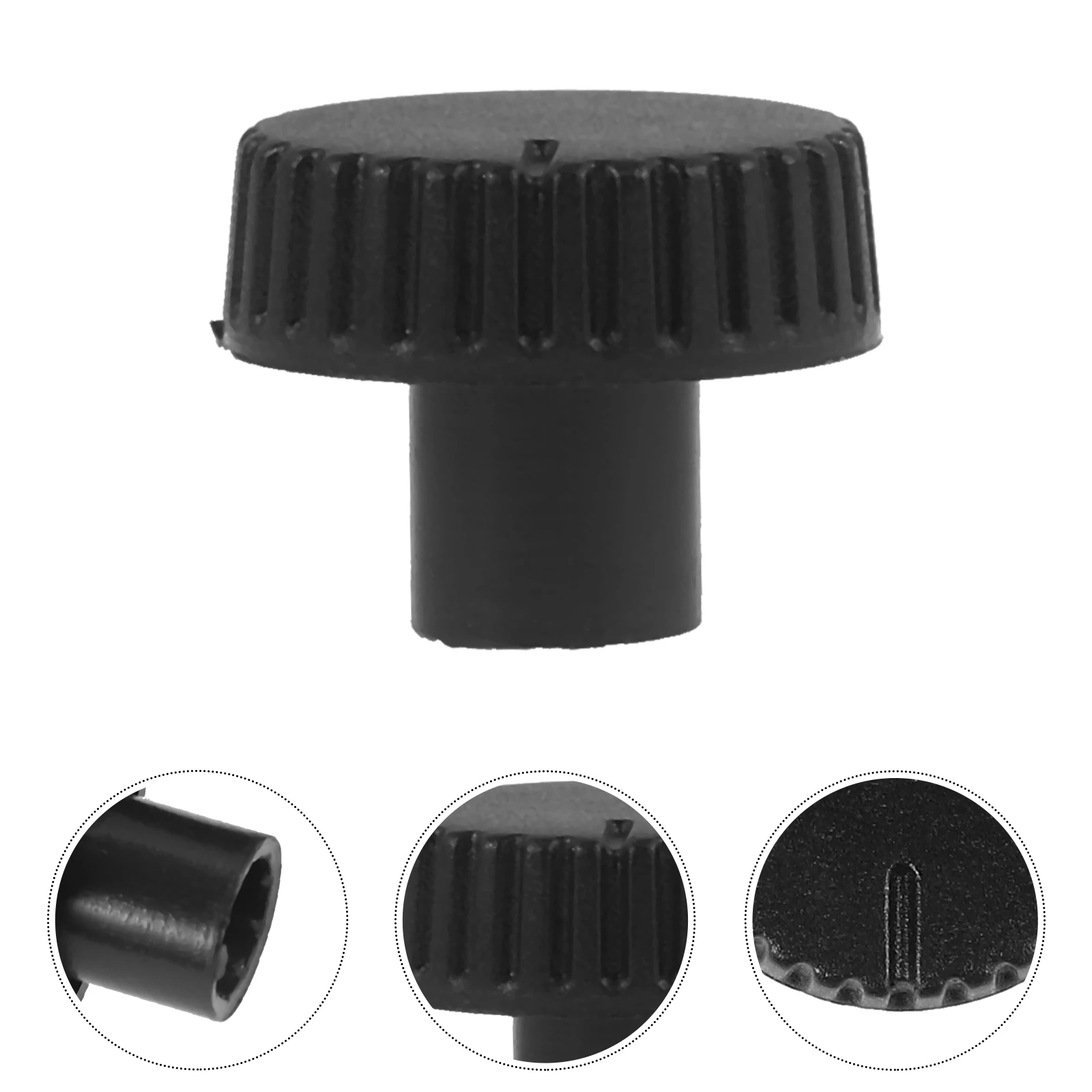 10pcs 손잡이 18x6.5mm 볼륨 조절 전위차계 기타 악기 교체 전위차계 캡 교체 얇은 플라스틱