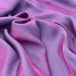 Luxurious Iridescent Silk-Blend Fabric with Glitter Finish - 150cmx3yard (31)
