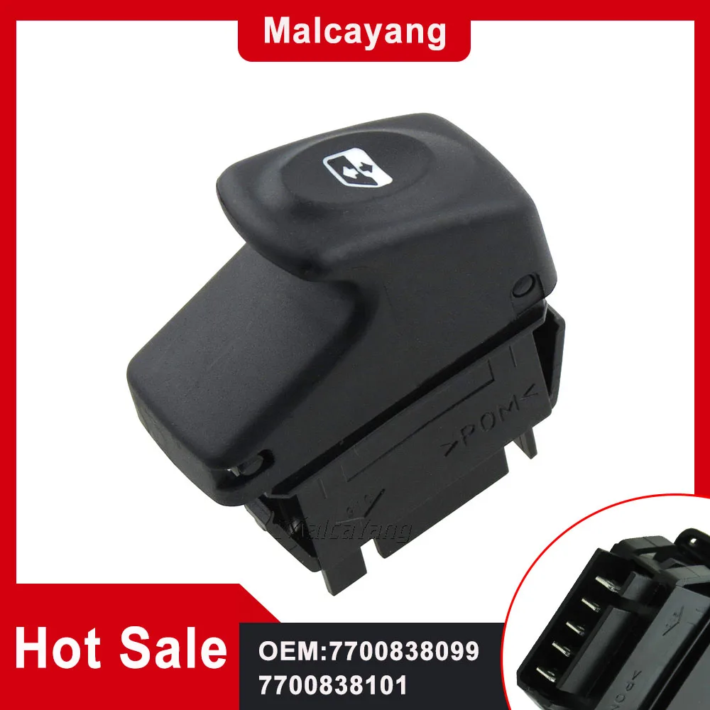 7700838099 Pulsante Di Controllo Interruttore Alzacristalli Elettrici Per Renault Clio Ii Megane I Ba0 Ba1 Ea0 Ea1 Da0 Kangoo Kc0 Kc1 Fc0 Fc1